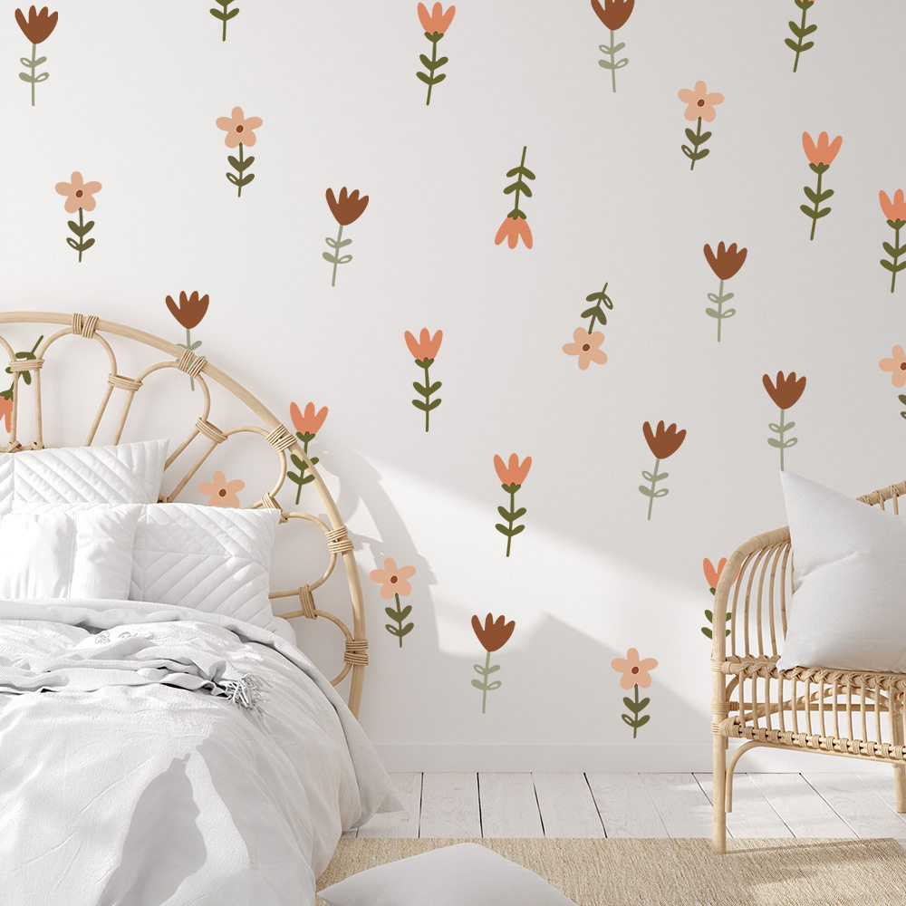 尚易spz-s24058卡通花朵墙贴自粘客厅卧室背景墙装饰墙贴,家居饰品,软装墙贴,淘宝优惠券,粉丝福利购,淘宝优惠卷