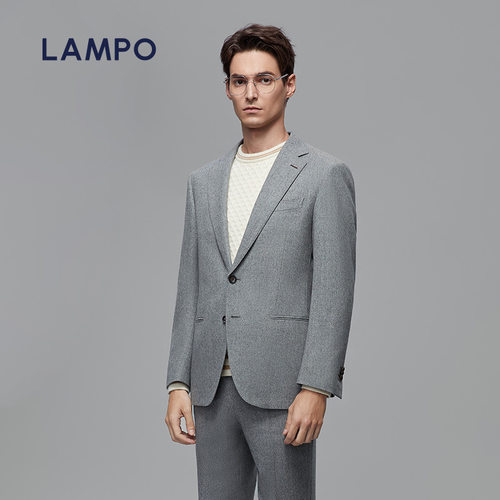 LAMPO/蓝豹法兰绒西服套装上衣
