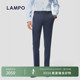 进口120S 西裤 LAMPO 套装 进口120支商务婚庆西服裤 蓝豹男士