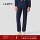 子男120S干爽羊毛商务正装 直筒西裤 蓝豹西装 裤 干爽羊毛 LAMPO
