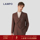 羊毛 LAMPO 蓝豹西装 男上衣轻绒羊毛西服西装 外套男