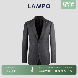 羊毛进口西装 西服上衣秋冬商务正装 外套 蓝豹男士 LAMPO