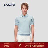 T恤夏季 耐磨商务休闲polo衫 蓝豹男士 短袖 麻爽棉 LAMPO