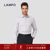 纯棉衬衫 3D雕刻感提花易打理衬衣 蓝豹男士 长袖 易打理 LAMPO