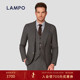戗驳领商务西装 外套 蓝豹男士 西服轻绒正装 秋冬热卖 LAMPO