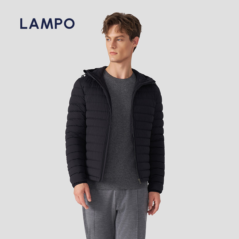 LAMPO/蓝豹轻暖连帽羽绒服