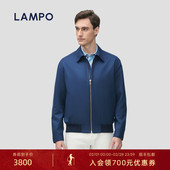 丝棉弹 LAMPO 蓝豹男士 夹克短款 立领棉丝弹商务百搭外套