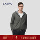 LAMPO 功能材质 蓝豹外套男功能0感0压连帽夹克外套