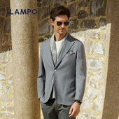 西服进口强捻羊毛商务休闲西装 蓝豹男士 LAMPO 外套 26春夏臻选