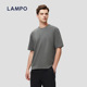 T恤时尚 圆领微廓t恤打底T恤衫 蓝豹男士 短袖 麻爽棉 LAMPO