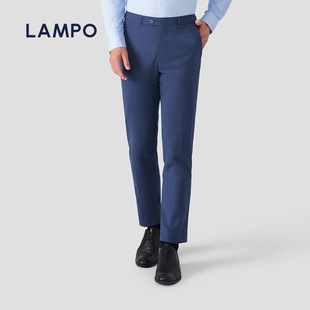 LAMPO 蓝豹男士 西装 super 裤 直筒西裤 120S 西服裤 婚庆正装