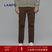 棉锦弹 LAMPO 蓝豹男士 休闲裤 易打理厚棉弹棉质亲肤商务长裤