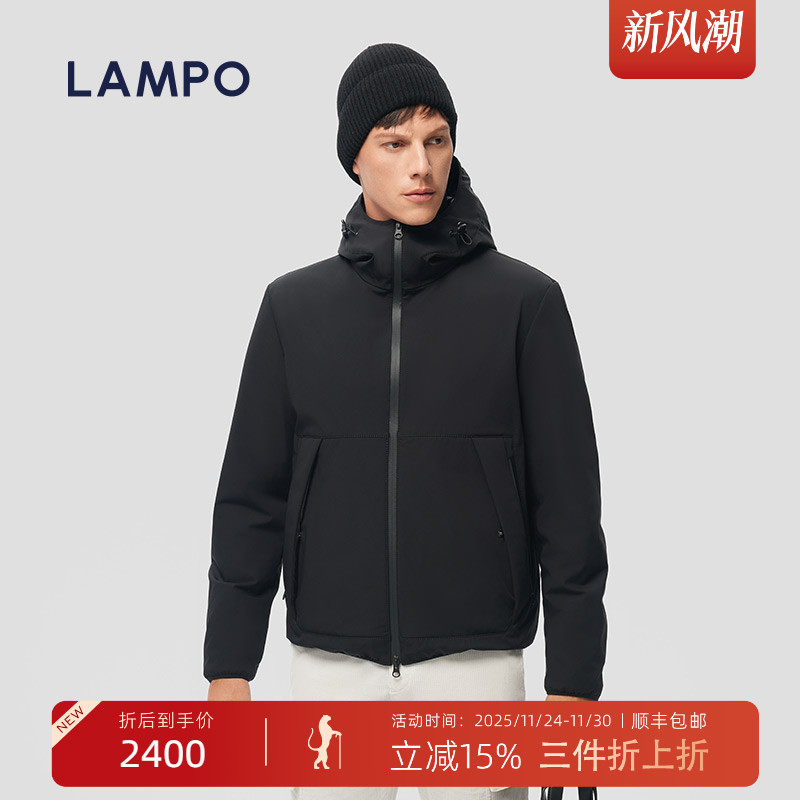 LAMPO/蓝豹商务休闲连帽通勤短款