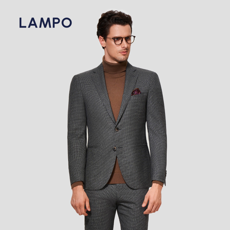 蓝豹商务男士西服套装LAMPO