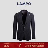 3D针织 LAMPO 蓝豹男士 单西服舒适弹力商务休闲西装 外套