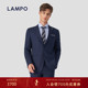 进口羊毛 LAMPO 蓝豹套装 西服上衣进口面料商务西装 外套男