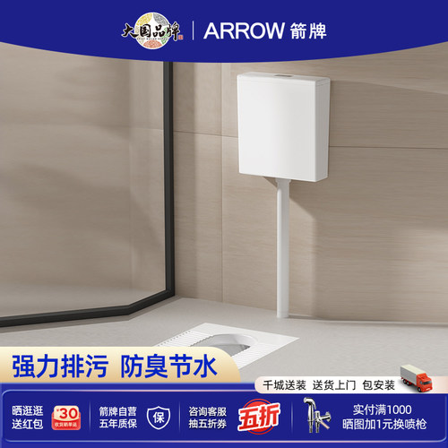 箭牌蹲便器蹲坑式水箱整套蹲厕