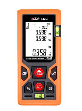 胜利VC842A/B/C/D激光测距仪手持激光红外线电子尺子量房仪测量仪