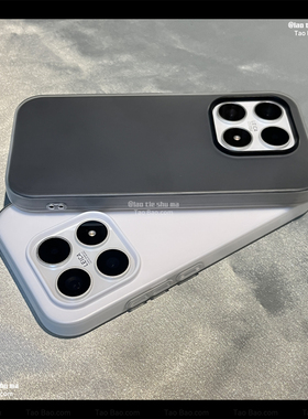 黑白果冻色二合一磨砂防摔magic8/7/6适用X70i荣耀500/400/X60手机壳50简约X7D大孔X8A双层40男X9C畅玩60plus