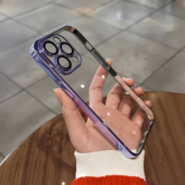 GT7 v25超薄V15 GT8PRO手机壳GT大师探索版 紫色高级感电镀框适用Realme Neo5真我15 X7女6SE防摔V13 11软5