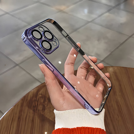 ins紫色高级感电镀框K11适用OPPO FIND X9/X8S+手机壳Reno15/14/13/10超薄A6/12F/7/5pro+全包4/A1/3透明2女