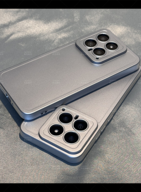 肤感电镀银色适用K80小米17/15/14手机壳K70/11至尊版TURBO4精孔K60红米Note12/13pro+磨砂K50全包防摔civi5