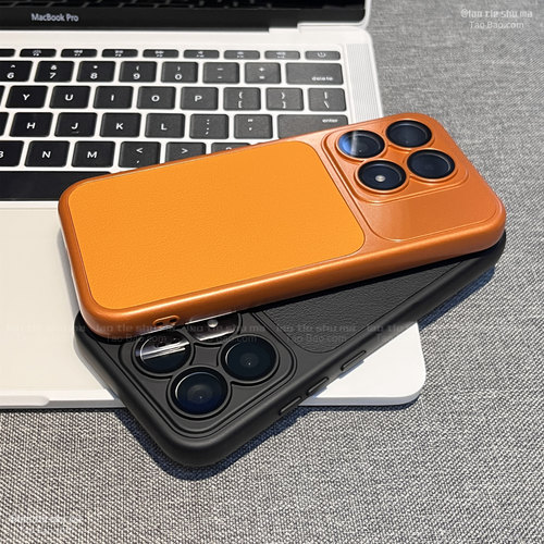磨砂素皮荔枝纹大视窗Find X9spro适用OPPO Reno16/14pro手机壳K15pro+全包镜头膜13/11简约15电镀银色新款
