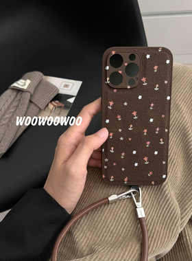 早春款ins花朵适用Mate80华为Pura70 PRO+手机壳NOVA15/9/11新款13/12/14手提腕带20/6/P50挂绳30/40E畅享60