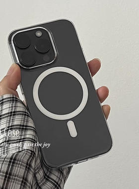 透明软壳磁吸turbo4适用K80小米17/15T/14手机壳K60至尊版K90红米k70/Note13金属11大孔12pro+不包镜头CIVI5