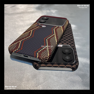 新款半包凯夫拉纹理Reno15适用OPPO一加ACE6T/Find X9PRO手机壳X8Ultra碳纤维纹竖条波浪12亲肤13T超薄ACE5/3