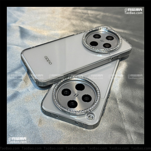 ins奢华闪钻镜头带凹槽Y300PRO+适用VIVO X200S/X100Ultra手机壳Y78/S17E可滴胶X90/S30大孔S20透明S19软S18