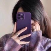 X300 s30 X200s X100新款 高级感暗夜紫色极简磨砂软壳S50适用VIVO 纯色X60 X90手机壳S16 X70pro Y500硅胶20