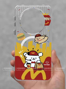 内置磁吸适用OPPO Find X9/X8手机壳TURBO6一加13T/ACE5至尊版12卡通M记小狗Reno15/14硬X6瓦楞X7ultra/2PRO