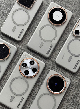 钛灰色磁吸高级感Find X9/X8Ultra适用OPPO Reno15/14/13/11手机壳12F/A6/A5PRO超薄7磨砂10硬X8S+国际版K12S