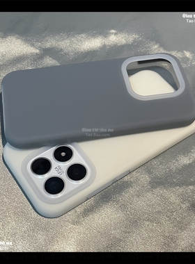 简约纯色灰白色适用IQOO Z10 TURBO手机壳IQOO13/12PRO果冻液态硅胶neo10大孔耐脏Z9TURBO+/8pro/7软糯11S男9