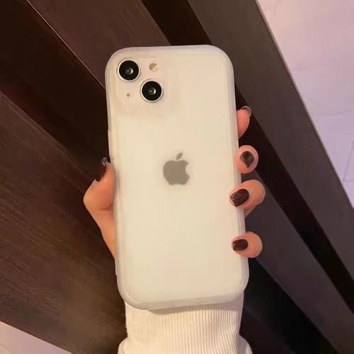 磨砂透明白色适用华为硅胶简约