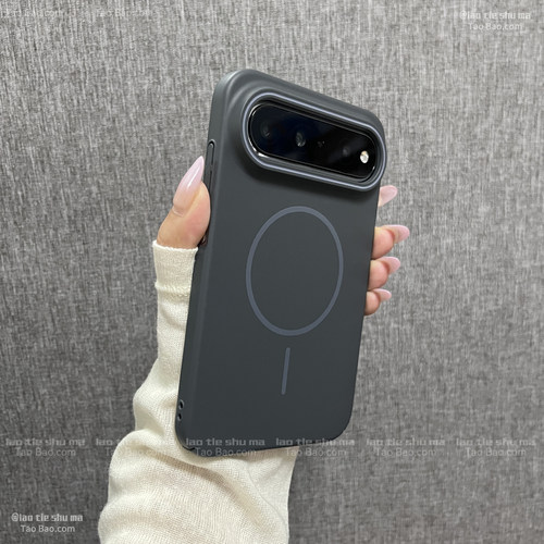 钛深灰色内置磁吸适用谷歌Pixel 11pro手机壳Google 10A/9A磨砂轻薄8A/7A/6A高级感大孔PC硬壳男女简约保护套