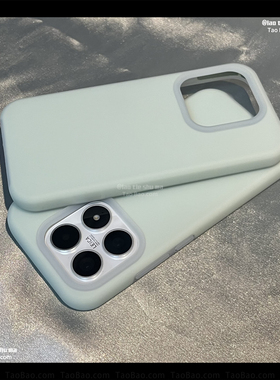 ins小众浅绿色适用IQOO Z10 TURBO手机壳IQOO13/12PRO果冻液态硅胶neo10肤感耐脏Z9TURBO+/8pro/7软糯11S套9