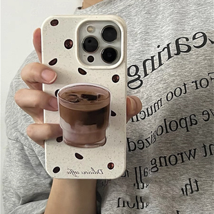 10S 摩卡咖啡豆K40适用小米15 12新款 Note9创意k50全包K30至尊版 11T支架CIVI3小众13pro 14手机壳K60E红米K70