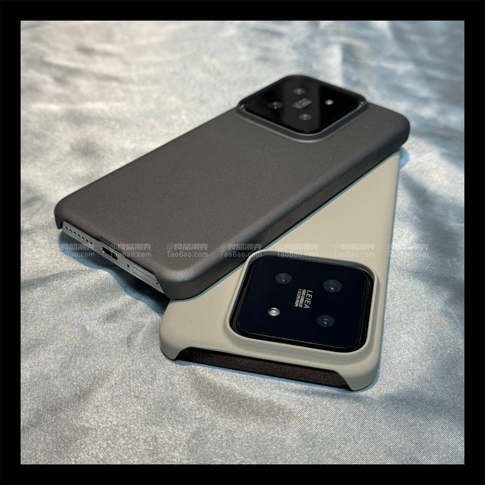 炭灰色磨砂上下不包按键TURBO4/3适用K80红米K70至尊版小米15/14手机壳11ultra半包K60硬壳12PRO石墨黑散热套