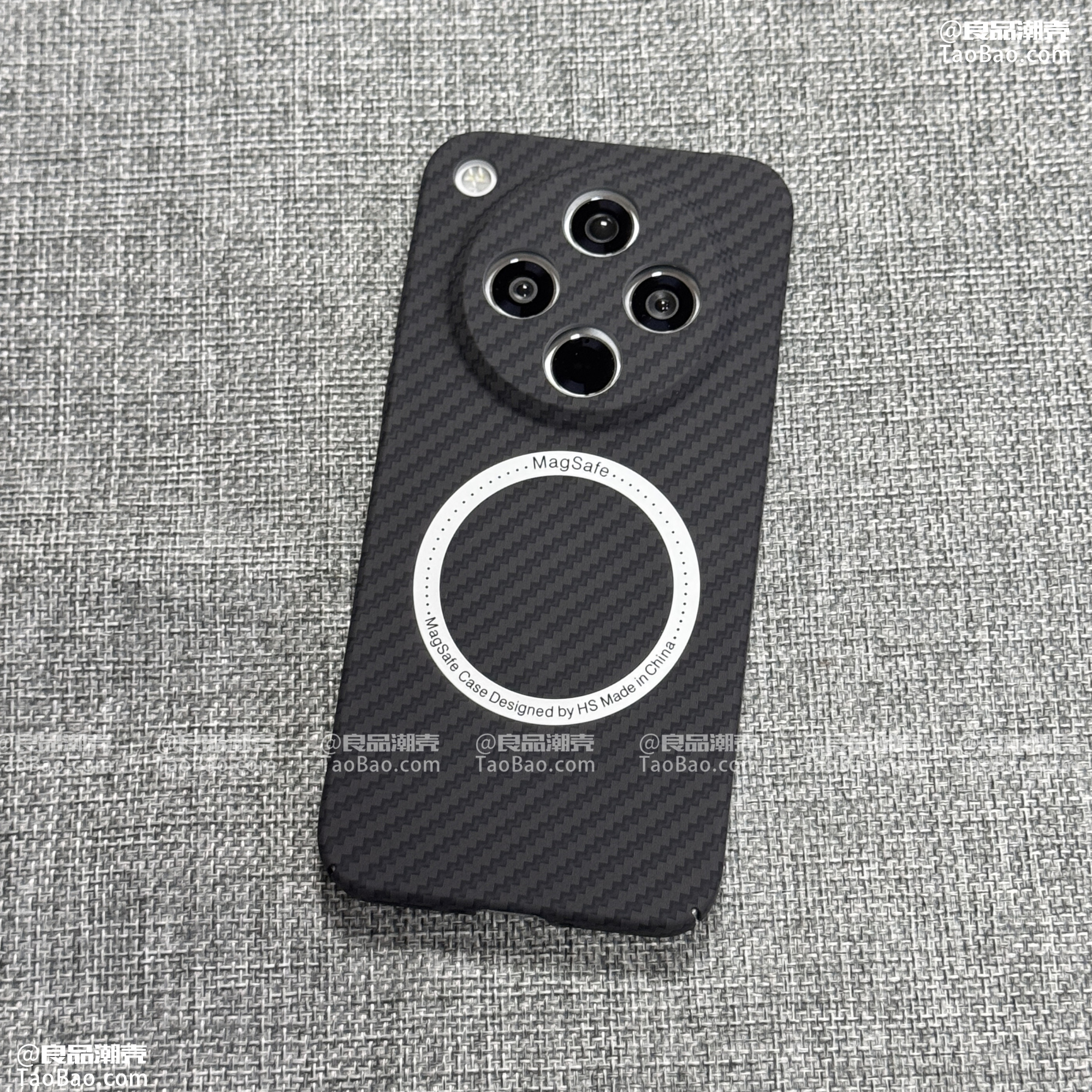 金属磁吸充电黑灰色凯夫拉纹理Find X8Ultra适用OPPO Reno14/13手机壳X8S/X7/12/10碳纤维纹11/9pro+防摔车载