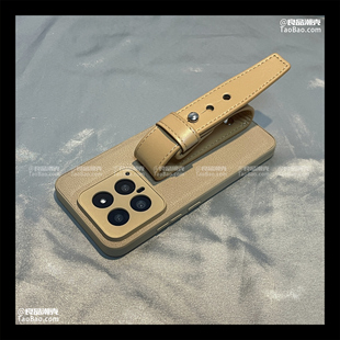 4日韩创意5秋冬80棕色70皮质X50全包60PRO全包30时髦X40i 100手机壳90 潮牌腕带支架适用华为Magic7 6荣耀200