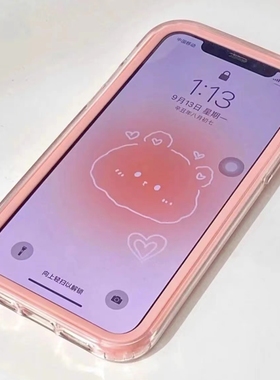 马卡龙色双层三合一适用K80小米15/14/13手机壳TURBO3红米k70/Note13PRO+桃粉色12加厚K60/K40防摔pro/civi4