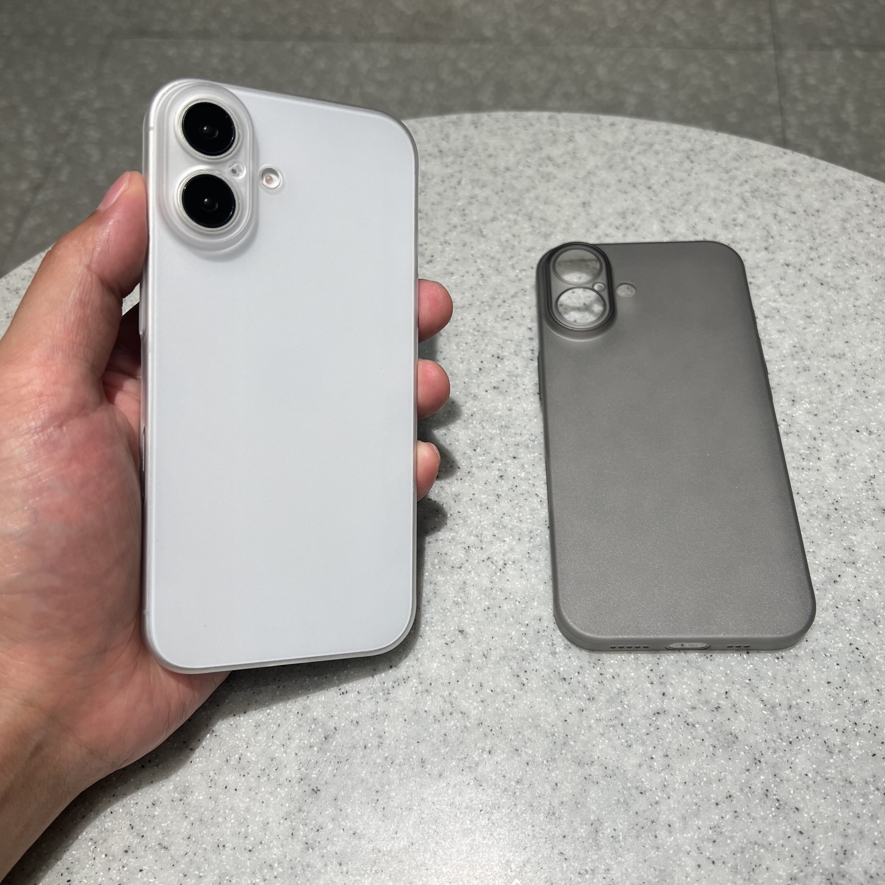 磨砂硬壳超薄适用Realme GT7/GT8PRO手机壳GT NEO8真我GT6全包男GT5大师探索版6SE不沾指纹墨黑色透白保护套图片
