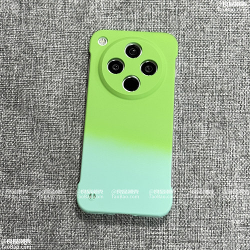 渐变荧光绿色个性适用NOVA14华为Mate70PRO+手机壳P60/Pura 80硬壳PC半包13/12/11防摔10/7磨砂40/9/30/8/50E
