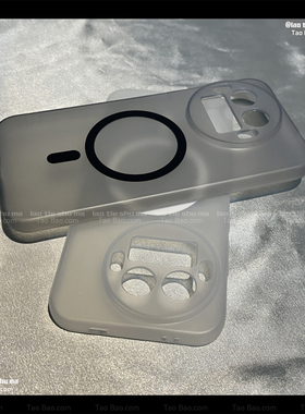 内置磁吸磨砂软壳雾面适用Realme真我GT8PRO手机壳GT7全包镜头NEO7 TURBO防摔SE灰色透明黑X轻薄简约散热套