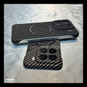 金属磁吸圈凯夫拉纹适用一加15 8T散热3男9R 10PRO无边框11 ACE6手机壳TURBO6V碳纤维纹1 13半包5至尊版