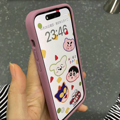 气质感紫色黑加仑Reno14适用OPPO FIND X9/X8s+一加15/ACE5/13T/X6手机壳X7ultra液态硅胶11/10PRO+/12/3/2V