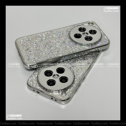 滴胶闪粉电镀边满天星Find X8s+适用OPPO Reno13/7/6手机壳10PRO+网红9/A3高级K12小众女A58X/全包1新款5/4/2