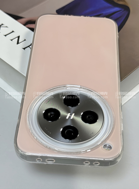 樱花浅粉色亚克力简约Find X8s适用OPPO Reno14/13/8/6手机壳10PRO少女感9/5新款K12纯色X7防摔A58/A3/1/5/2